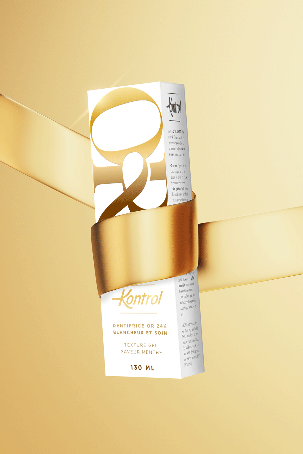 Dentifrice à l'or 24K