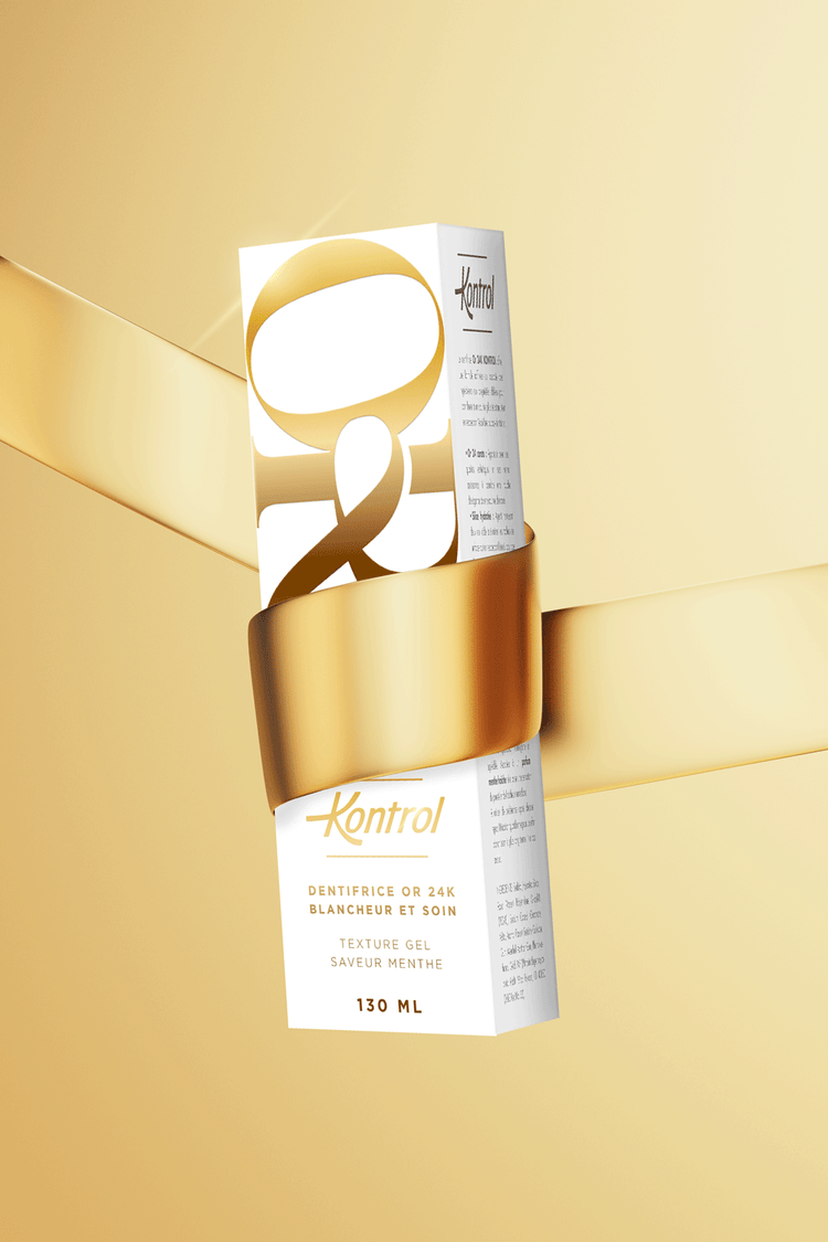 Dentifrice à l'or 24K