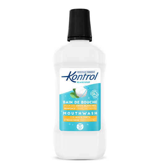 Bain de Bouche 500ml – Menthe Fraîche Blancheur Sans Alcool
