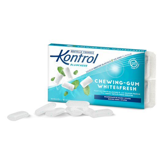 Chewing-gum Sans Sucre - Dents Blanches & Haleine Fraîche