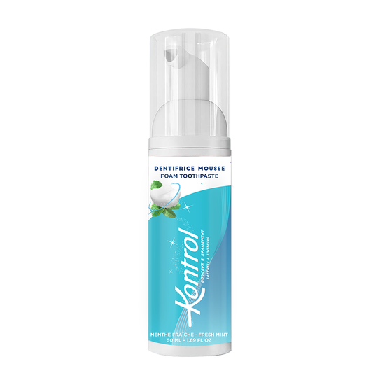 Dentifrice Mousse 50ml – Menthe Fraîche 2-en-1