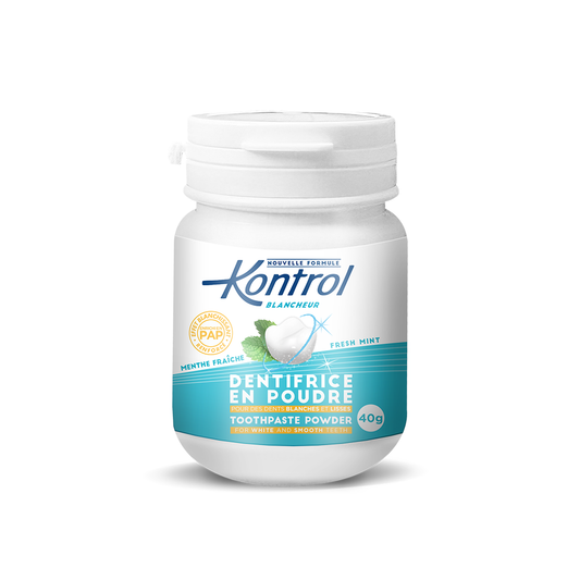 Dentifrice en Poudre 40g – Effet Blanchissant Menthe Fraîche