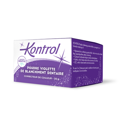 Poudre Violette de Blanchiment Dentaire 30g - Correcteur de Couleur