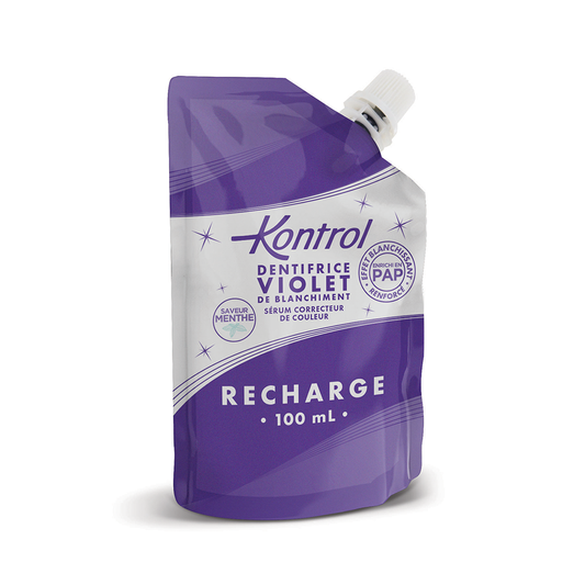 Recharge Dentifrice Violet de Blanchiment – Économique 100ml